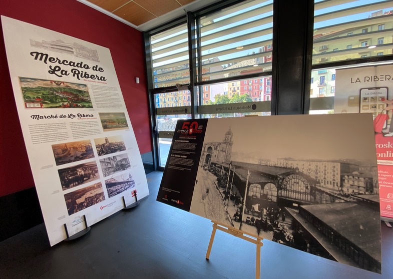  Mercabilbao conmemora su 50 aniversario con una exposición fotográfica e informativa en el Mercado de La Ribera