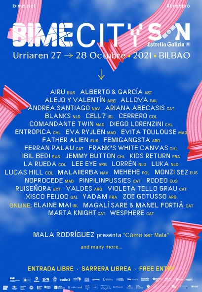 Bilbao acogerá en octubre más de 40 directos de grupos emergentes