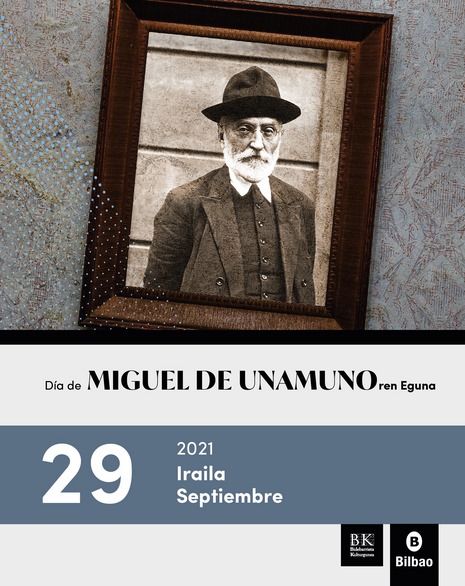 Bilbao celebra el miércoles 29 de septiembre los 157 años del nacimiento de Miguel de Unamuno