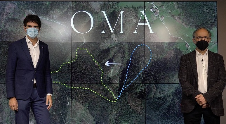 El Bosque de Oma se traslada a un terreno ubicado junto al actual y se abrirá al público de nuevo en el verano de 2022