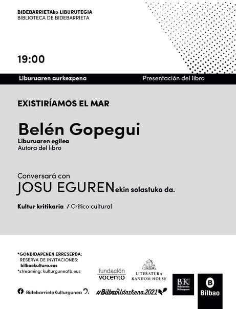 La nueva novela de Belén Gopegui se presenta el miércoles en Bidebarrieta Kulturgunea