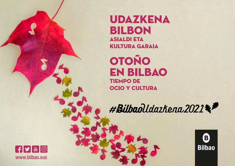  La agenda cultural del Ayuntamiento de Bilbao para la próxima semana, del lunes 8 al domingo 14 de noviembre, tendrá las siguientes citas: