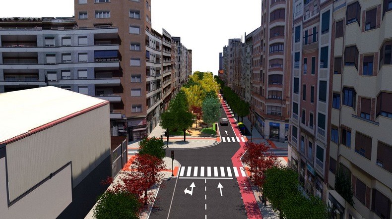  Esta semana comienzan los trabajos para convertir la calle María Díaz de Haro en un corredor verde